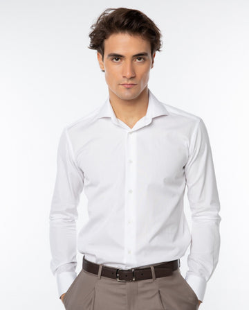 Camisa 100% Algodón en Blanco